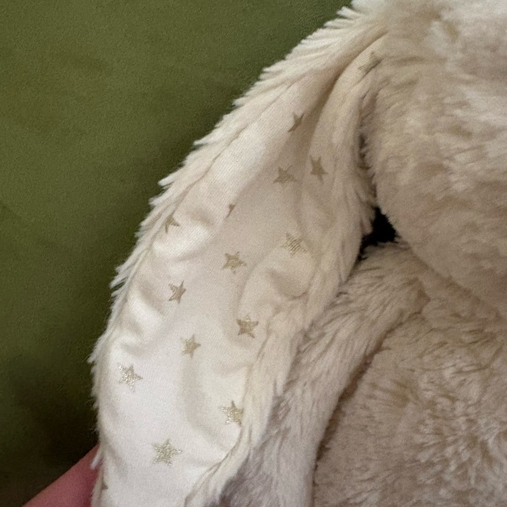 Jellycat Bashful Bunny Twinkle Medium GREAT Condition Off-white Stars RETIRED - Picture 2 of 12